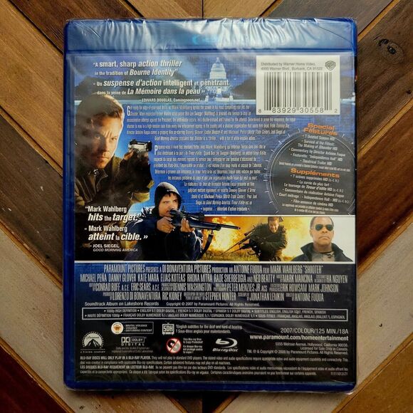 Shooter (Blu-ray DVD, 2013) Bilingual HD Canadian Edition / New & Sealed - Picture 2 of 2